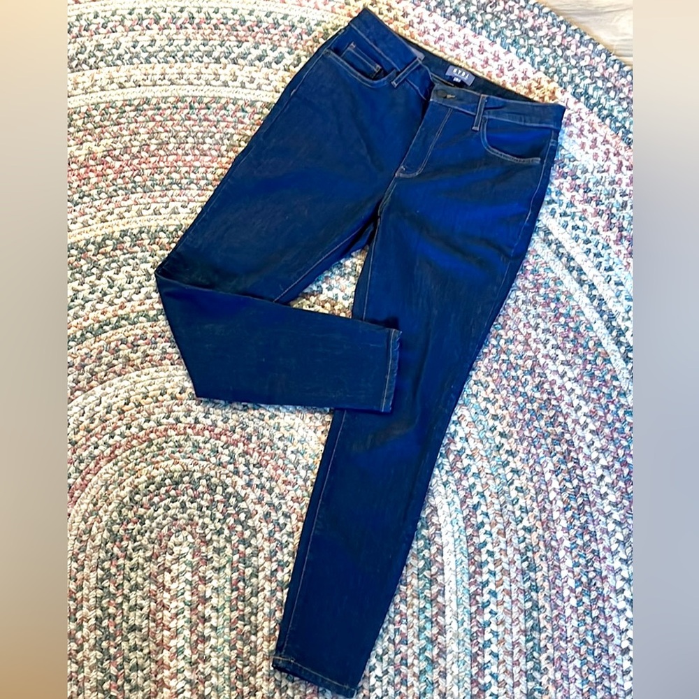 NYDJ Skinny Jeans Dark Wash Stretch Denim Lift Tuck Technology Size 6 - Picture 7 of 7